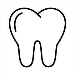 Dental Icon Logo Design Vector Template Illustration Sign And Symbol Pixels Perfect