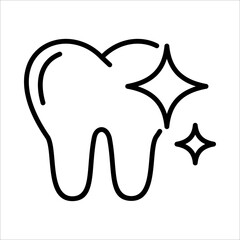 Dental Care Icon Logo Design Vector Template Illustration Sign And Symbol Pixels Perfect