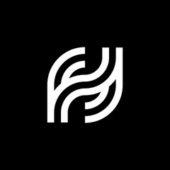 simple B and K initials logo