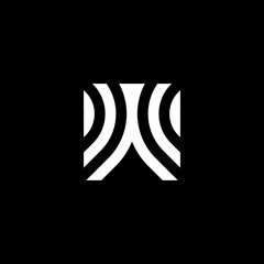 simple B and K initials logo