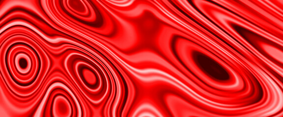 Fototapeta premium Liquify swirl red color art abstract papercut style pattern. Colorful wave marble wall and floor decorative tiles design pattern texture background. Colorful background with colorful circles pattern.
