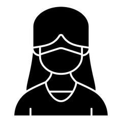 female solid icon