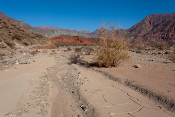 Red rocks of Quebrada de Cafayate, Salta, Argentina, South America