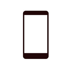 smart phone icon isolated on white background
