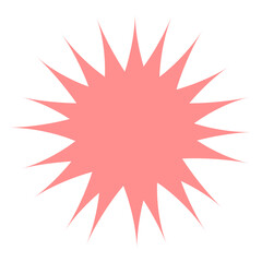 Abstract geometric shape. Cool psychedelic form.