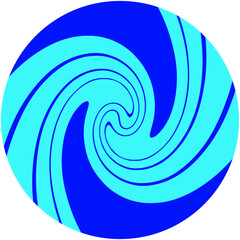 Abstract geometric shape. Cool psychedelic form.