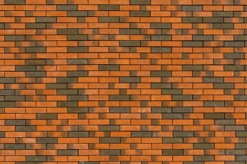 Vintage red brick wall. Construction pattern background.