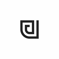 simple D and D initials logo