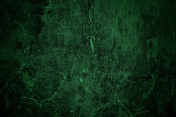 Green concrete wall abstract background, spooky horror grunge background