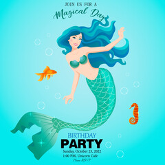 Mermaid birthday party
