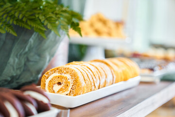 Swiss Roll Dessert