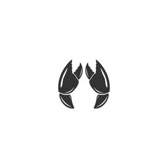 Crab logo icon design illustration