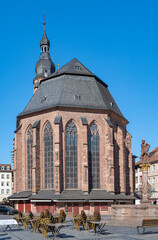 Fototapeta premium Church of the Holy Spirit in Heidelberg, . Baden-Württemberg, Germany, , Europe.