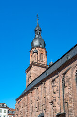 Fototapeta na wymiar Church of the Holy Spirit in Heidelberg, . Baden-Württemberg, Germany, , Europe.