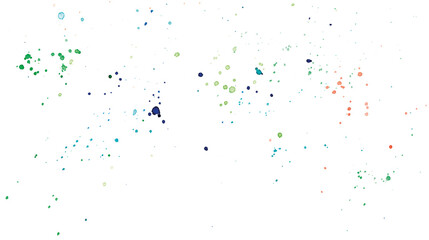 Farbspritzer in Blau, Türkis, Grün für Hintergründe