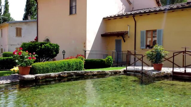 Rasiglia, a water village. Umbria