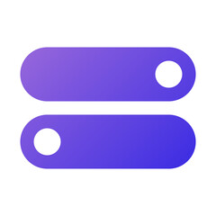 switch icon flat gradient style