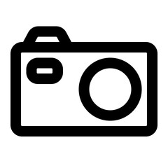 camera icon outline style