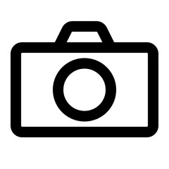 camera icon outline style