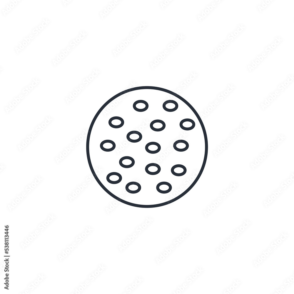 Poster mercury icon vector icon.editable stroke.linear style sign for use web design,logo.symbol illustrati