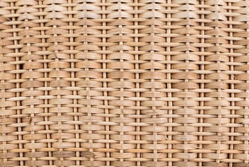 Wicker wood background. Textured background.