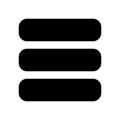 Obraz premium menu icon solid style