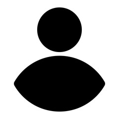 user icon solid style