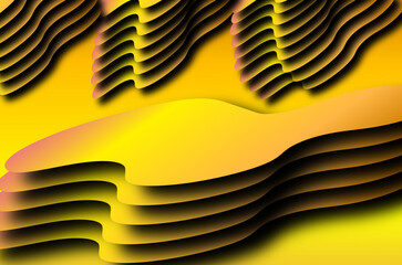 abstract background with waves