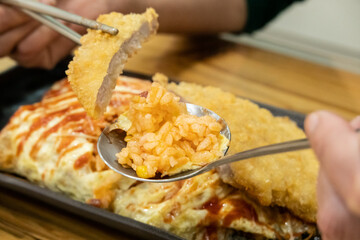 japanese rice omelet