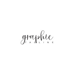 trendy signature logo design 