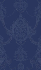 Classical luxury old fashioned damask ornament, royal seamless texture for wallpapers, textile, wrapping. Vintage exquisite floral baroque template.