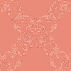 Classical luxury old fashioned damask ornament, royal seamless texture for wallpapers, textile, wrapping. Vintage exquisite floral baroque template.
