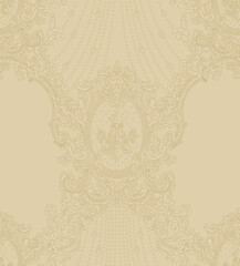Classical luxury old fashioned damask ornament, royal seamless texture for wallpapers, textile, wrapping. Vintage exquisite floral baroque template.
