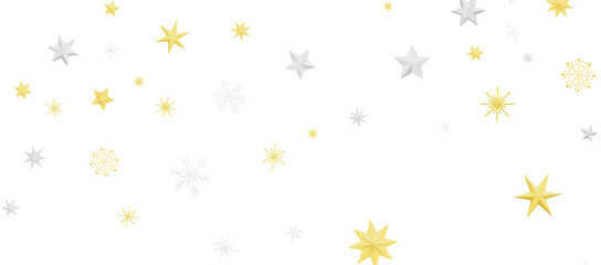 Christmas Card - Snowflakes Of Paper In Frame
