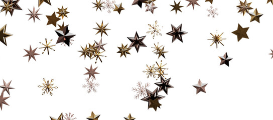 Snowflakes Falling On Snow - Winter Banner