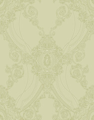 Classical luxury old fashioned damask ornament, royal seamless texture for wallpapers, textile, wrapping. Vintage exquisite floral baroque template.
