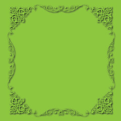 Frame, in the style of an ornament, Vector illustration eps 10, Art.