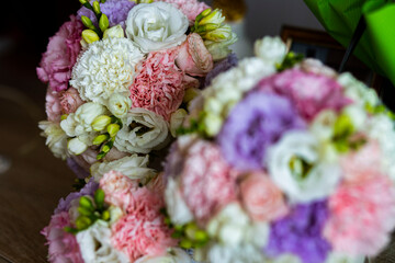 kwiaty dekoracja przygotowania ślub wesele - obrazy, fototapety, plakaty