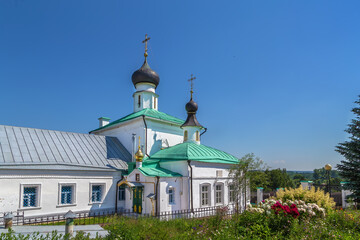 Fototapeta na wymiar Church of the Intercession of the Most Holy Mother of God, Volokolamsk, Russia