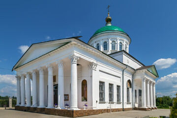 Fototapeta na wymiar Okovetsky Cathedral, Rzhev, Russia