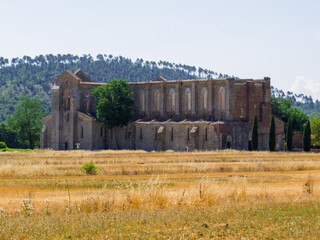 Fototapeta na wymiar Abbey of San Galgano
