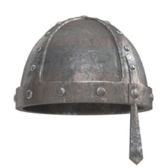 3d rendering illustration of a medieval helmet