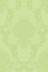 Classical luxury old fashioned damask ornament, royal seamless texture for wallpapers, textile, wrapping. Vintage exquisite floral baroque template.