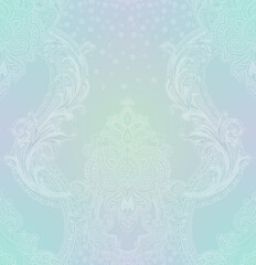 Classical luxury old fashioned damask ornament, royal seamless texture for wallpapers, textile, wrapping. Vintage exquisite floral baroque template.