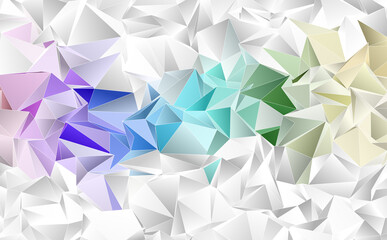 Fototapeta premium Abstract Low-Poly background. triangulated texture. Design 3d. Polygonal geometrical pattern. Triangular modern style