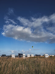 Enjoyable beach at the nordic sea