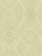 Classical luxury old fashioned damask ornament, royal seamless texture for wallpapers, textile, wrapping. Vintage exquisite floral baroque template.