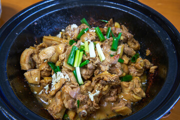 A delicious Cantonese dish, Kee Kee Sand Ginger Chicken Casserole
