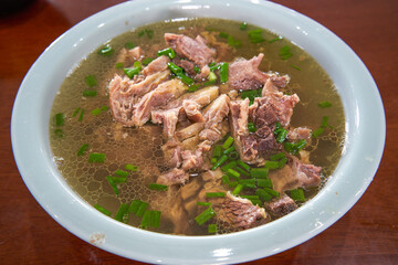 A bowl of delicious and fragrant Cantonese-style clear soup beef brisket
