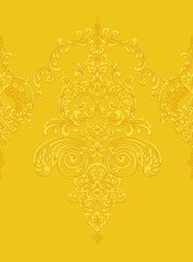 Classical luxury old fashioned damask ornament, royal seamless texture for wallpapers, textile, wrapping. Vintage exquisite floral baroque template.